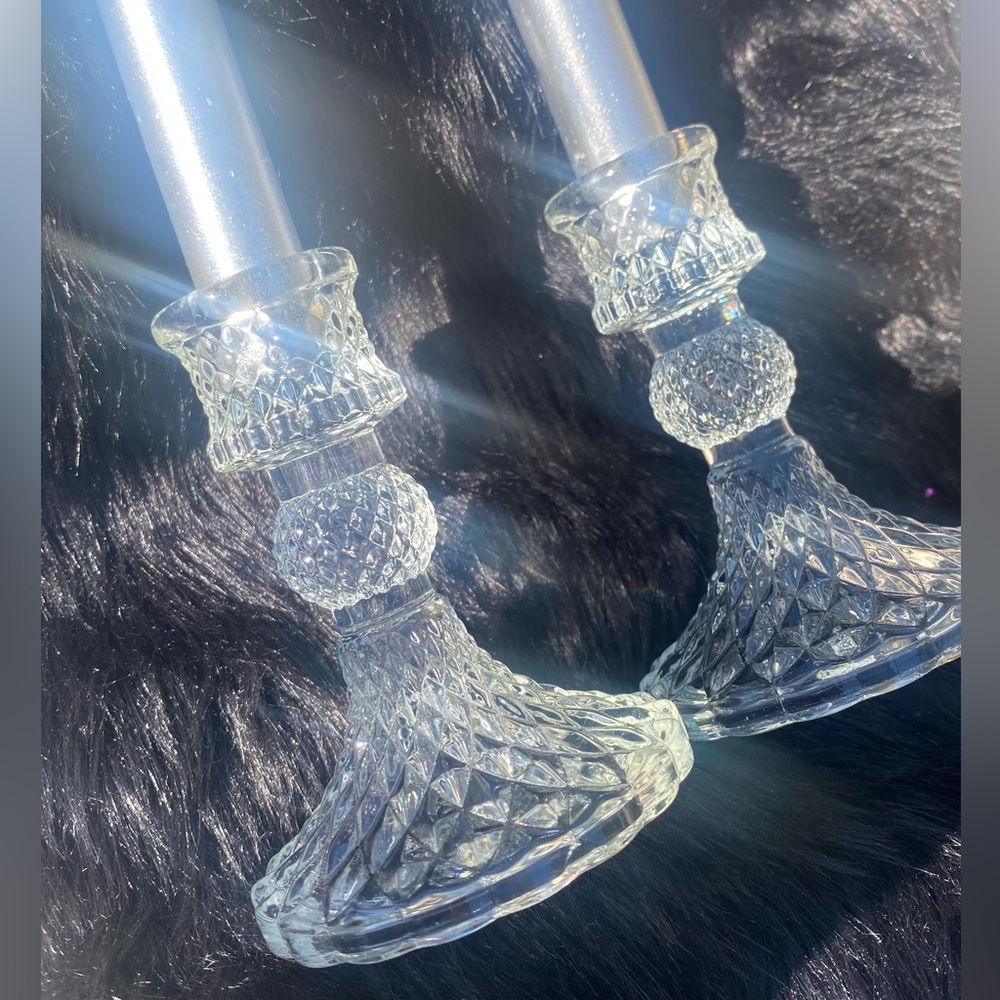 Candle Holder Glass Set!